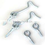 2-9/16" Zinc-plated Steel Screw Hook thumbnail-2