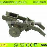 2016 New Natural Unfinished Wheelbarrow Wooden Toy thumbnail-1