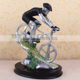 Wholesale Resin Model Racing Bicycle Player Scultpture Sports Medal thumbnail-6