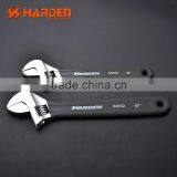 Professional Dipped 10" Chrome Vanadium Handle Adjustable Wrench thumbnail-5