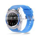 Cheap Round Dial Smart Bracelet Custom Silicone Wristband Pedometer Hear Rate Monitor V8 Smart Watch thumbnail-1