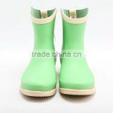 Ankle Height Rubber Rain Boots Women thumbnail-3