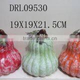 Halloween Ceramic Pumkin With LED Light thumbnail-3