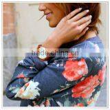 Customized 2014 Floral Painting Digital Printing 100% Cotton Garment Fabric thumbnail-1