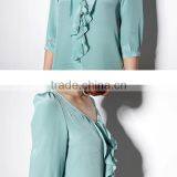 Trndy Fashion Short Sleeve High Quality Best Price Women Tops and Blouses 2015 thumbnail-4