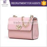 New Style Fashion Woman Genuine Split Cow Leather Messenger Bag Top Selling Casual Ladies Chain Shoulder Bag For Sale thumbnail-2