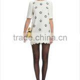 Latest Dress Celebrity in Party Dress Appliqued Women Dress thumbnail-1