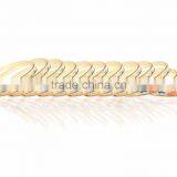Three Tone Plated 6 MM Tri Color Designer Veni Bangles thumbnail-1