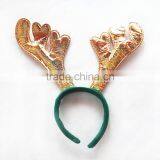 Wholesale Reindeer Christmas Headband Popular Christmas Deer Antlers Headband for Christmas Party thumbnail-4