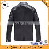 Latest Fashion Design Black Leather Men Winter Coat Fur Clothing Men Coat thumbnail-4