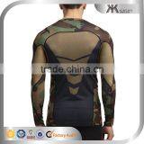 Mens Camo Fitness Clothes Compression Camouflage Sublimate Shirt Fitness Wear thumbnail-2