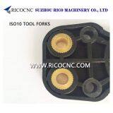 Black ISO10 Tool Holder Forks Plastic ATC Tool Changer Grippers CNC Router Tool Clips for ISO10 Tool Holders thumbnail-4