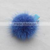 Myfur New Design Royal Blue Colorfu; Cute Mink Fur Hairpin Wholesale thumbnail-2