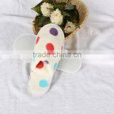 Hotel Coral Velvet Slipper With Dots thumbnail-2