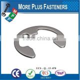 Made In Taiwan Stainless Steel E Style External Retaining E Clip