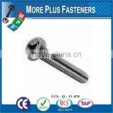 Made in Taiwan Two Hole Pan Head One Way Clutch Round Head Torx With Pin Drive Countersunk Head Security Screw thumbnail-6