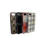Lattice Phone Case Customize IPhone4 Protective Cover With Cloth Sticking
