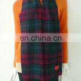 ROYAL MODERN TARTAN LUXURY CASHMERE SCARF thumbnail-1