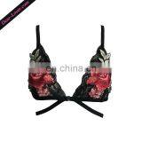 Full Lace Thin Cup Floral Embroidered Women's Bralettes thumbnail-4
