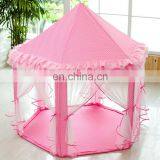 Children Indoor Play Tent Princess Castle Playhouse for Kids Pink With Storage Bag thumbnail-6