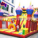 Inflatable bouncer with slide for children