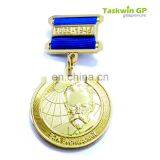 Custom Medal Coin Glod Metal Custom Pin Badge With Pin Strap thumbnail-1