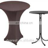 Black Table Cover,Lycra Table Cover,spandex Cocktail Table Cover