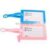 Fashion Design Luggage Tag, 2D Embossed Baggage Tag, Eco-friendly PVC Bag Tags thumbnail-4