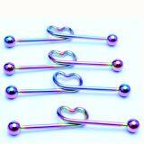 Ins Hot Money Love Ear Scrape Ear Pin Foreign Trade Earphone Wholesale Body Piercing Jewelry