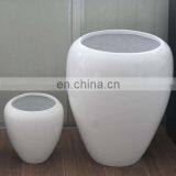 Big outdoor stainless steel flower pots in wholesale