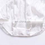 Ins 2019 SUMMER Fly Sleeved Girls Romper Newborn Baby Girl Bow Romper Jumpsuit 2colors thumbnail-6