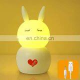 2020 New Smart LED Night Light 3 Color of Temperature Adjustable Bedside Table Light for Baby Sleeping Lights thumbnail-4