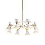 Современный индустриальный скандинавский художественный декор. Внутренний металлический люстра, светодиодная подвесная лампа thumbnail-1