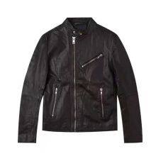 2021 New Fashion Classic Men's Washed Genuine Sheepskin Leather Jacket thumbnail-1