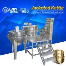 Vertical Electric Heating Jacketed Pot/Stainless Steel Jacketed Pot/Sandwich Cooking Pot/Jam Saucepan/Jacketed Pan thumbnail-4