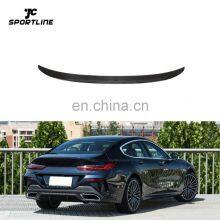 Prepreg Carbon M8 Rear Wing Spoiler for BMW G16 840i Gran Coupe F93 M8 Competition 2020 2021 thumbnail-1