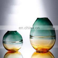 Modern Simple Glass Transparent Vase Artificially Crystal Flower For Home Decoration thumbnail-1