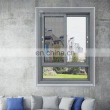 ROGENILAN 140 Series America Style Used Aluminum Double Tempered Glass Sliding Windows thumbnail-3