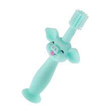 Wholesale Cheap Green Soft Silicon Replace Head Silicone Baby Toothbrush thumbnail-2