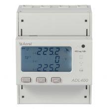 ADL400 LCD Display 35mm Din Rail Mounted Solar PV Three Phase Smart Electric Energy Meter AC 1(6)A/10(80)A With Rs485 Modbus-RTU