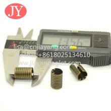 Metal Crimp Ends With Die Mold Fastener Metal Cord Clips String Leather Rope Fold Over Clip for Bracelet Components thumbnail-2