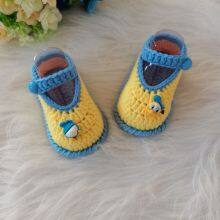 2024 Yanxi Brand Handmade Crocheted Cotton Baby Shoes With High Quality thumbnail-1
