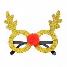 12-Pack Christmas Glitter Party Glasses Frames for Holiday Decor and Christmas Party Favors thumbnail-4