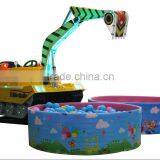 QH-EV301 Qingheng 2015 Battery Kids Ride on Toy Excavator thumbnail-1