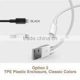 Nylong & TPE Mfi Original 8 Pin Circular Connector Wholesale USB Cable for IOS thumbnail-5