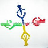 TPR Sling Shot ,Plastic Alien Sling Shot Toy ,ICTI Factory Sling Shot Toys thumbnail-1