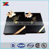 Factory Direct Sales Simple Black Gift Paper Box thumbnail-2