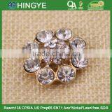 Gold Plating Wholesale Rhinestone Flower Button 15772-1 thumbnail-2