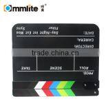 Acrylic Plastic Dry Erase Director's Film Clapboard With Color Sticks (9.85x11.8 Inch) thumbnail-2