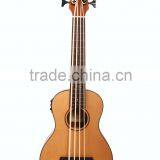 30" Baritone Cheap Wooden Electric Bass Ukulele thumbnail-1